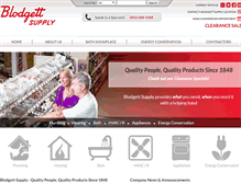 Tablet Screenshot of blodgettsupply.com